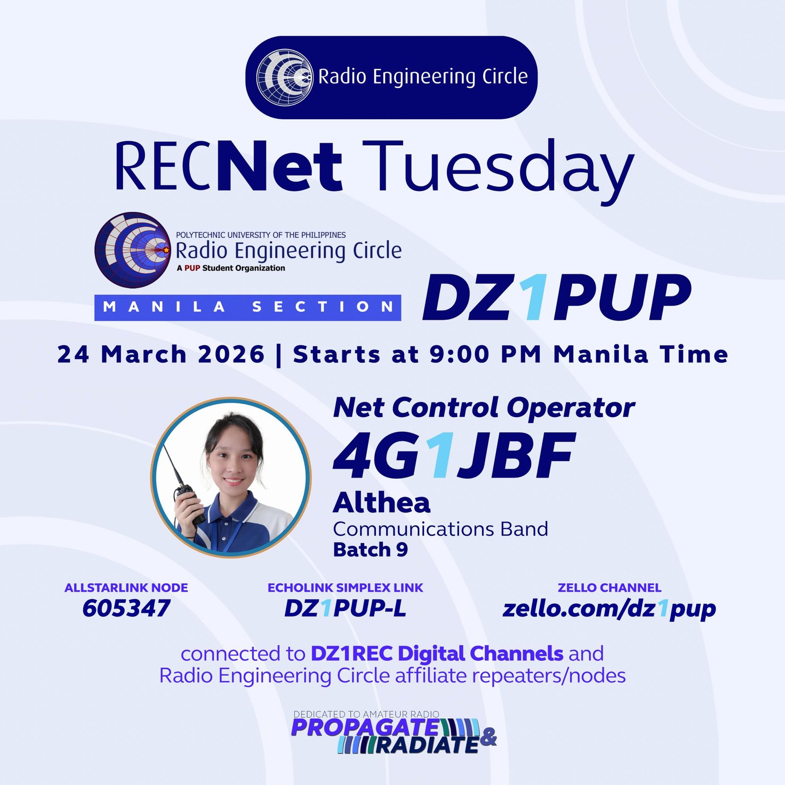 RECNet DZ1PUP