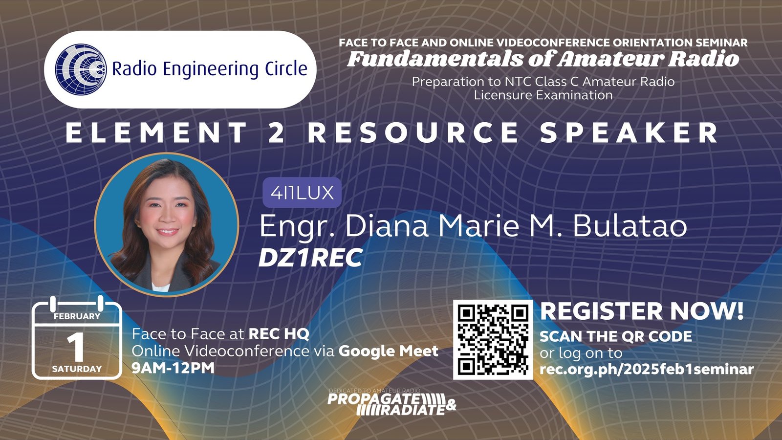 Fundamentals of Amateur Radio seminar!