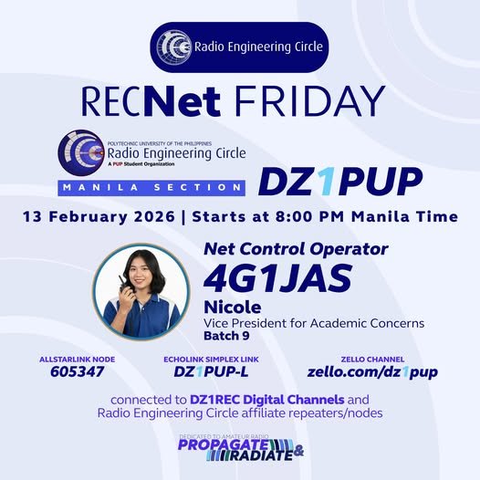RECNet Friday Manila Section DZ1PUP
