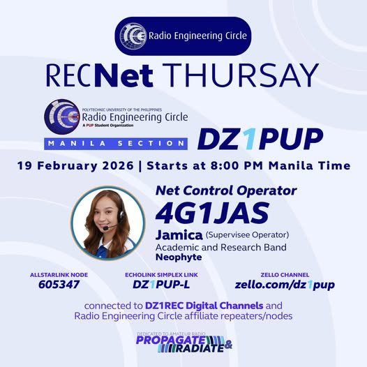 RECNet Thursday Manila Section DZ1PUP